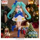 Character Vocal Series 01: Hatsune Miku High Premium Figura PVC Hatsune Miku Sapphire Christmas Ver. 21 cm