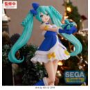 Character Vocal Series 01: Hatsune Miku High Premium Figura PVC Hatsune Miku Sapphire Christmas Ver. 21 cm