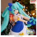 Character Vocal Series 01: Hatsune Miku High Premium Figura PVC Hatsune Miku Sapphire Christmas Ver. 21 cm