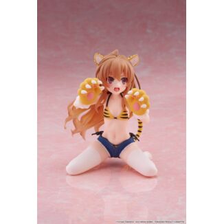 Toradora! Figura PVC Desktop Cute Taiga Aisaka (Tiger Costume Swimwear Ver.) 13 cm