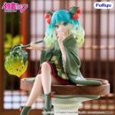 Hatsune Miku Figura PVC Noodle Stopper Flower Fairy Winter Cherry Green Color Ver. 15 cm