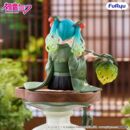 Hatsune Miku Figura PVC Noodle Stopper Flower Fairy Winter Cherry Green Color Ver. 15 cm