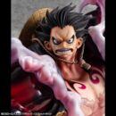 One Piece Portrait.Of.Pirates SA-Maximum PVC Figure Monkey D. Luffy Gear 4 Bounce-Man 10th Limited Ver. 30 cm